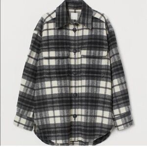 Black & White Plaid Shacket